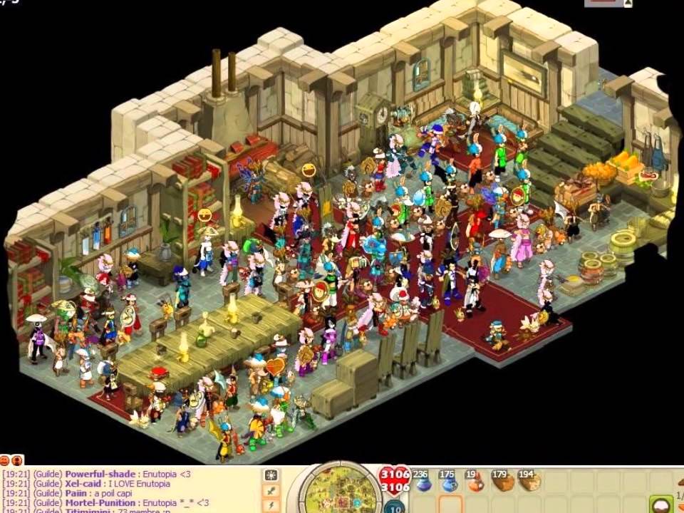 Enutopia, guilde niveau 200 sur Silouate.