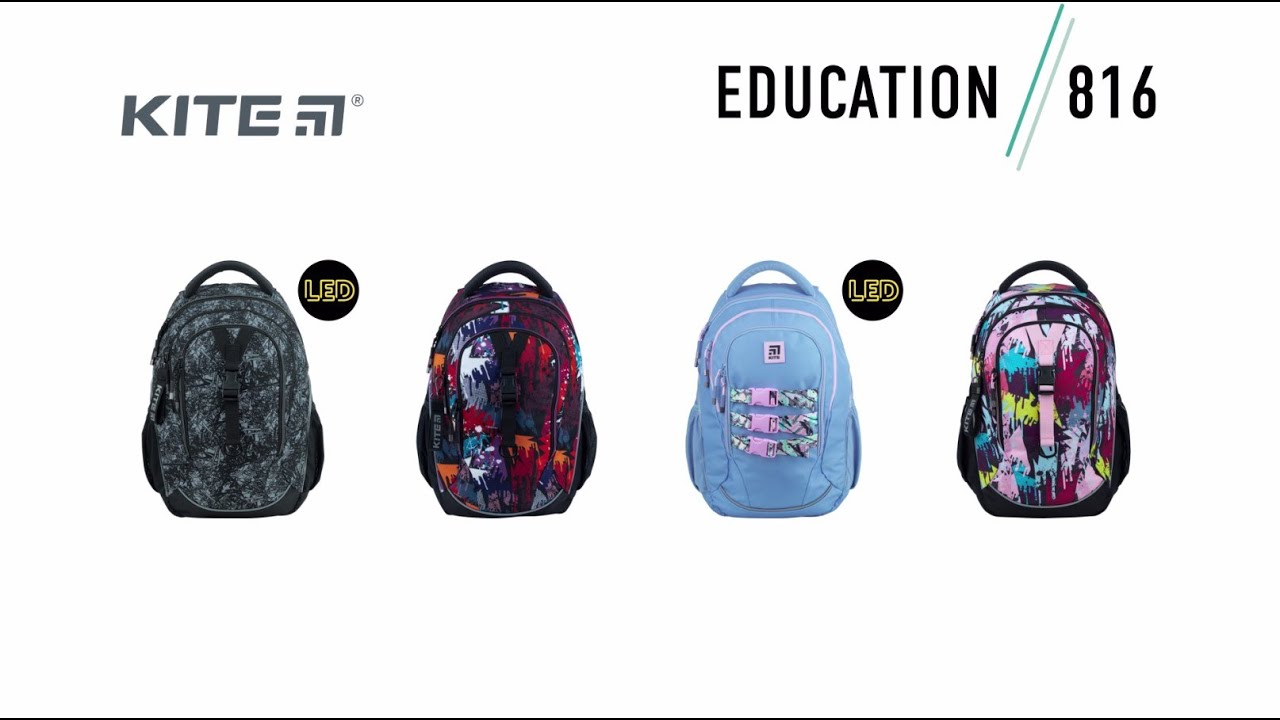Рюкзак Kite Education teens модель 816L | Огляд рюкзаків Kite™ 2023 | Kite Official