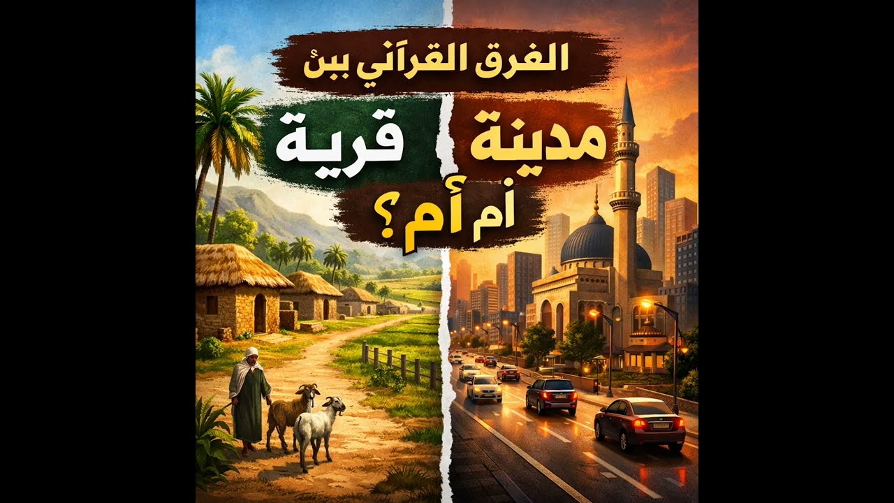 وأما الجدار فكان لغلامين يتيمين فى المدينه مالفرق بين استخدام القرآن الكريم للفظ قريه و مدينه #قرآن 