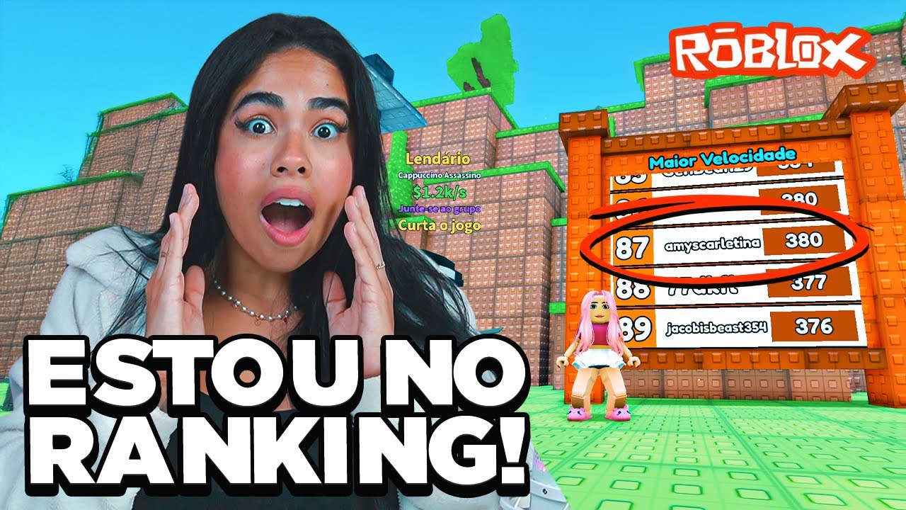 ENTREI NO RANKING PELA PRIMEIRA VEZ NO SOBREVIVA A LAVA PARA BRAINROT