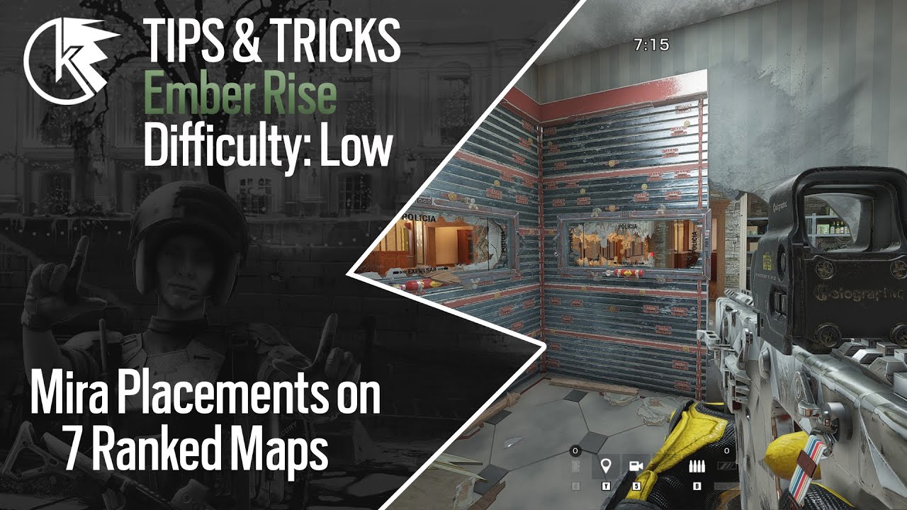 How To Mira || Tips and Tricks + Mira Placements on 7 ESL maps, with subtitles