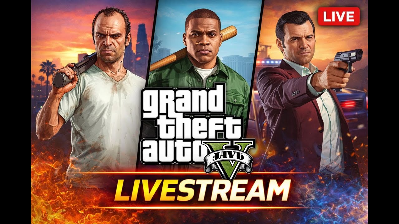 GTA V LIVE 🔥 Casual Gameplay with Trainer | Chaos Mode ON 😈