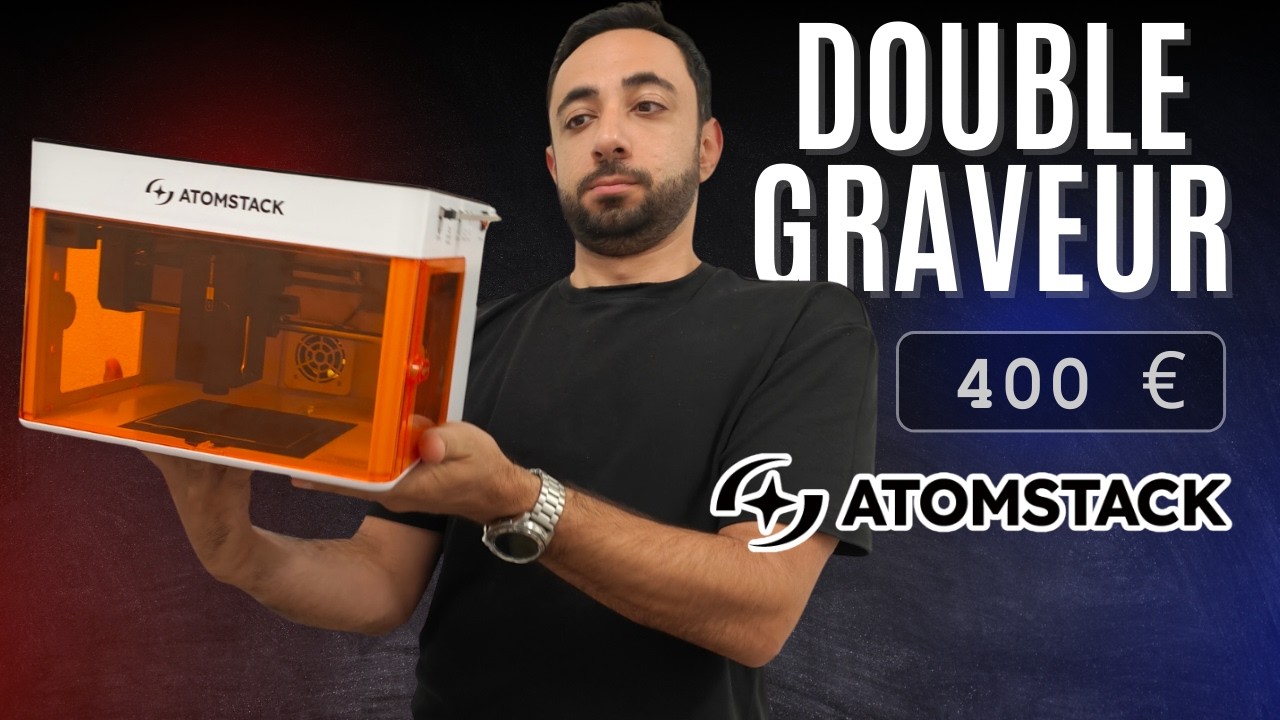 Le double graveur laser le moins cher ? ATOMSTACK P1