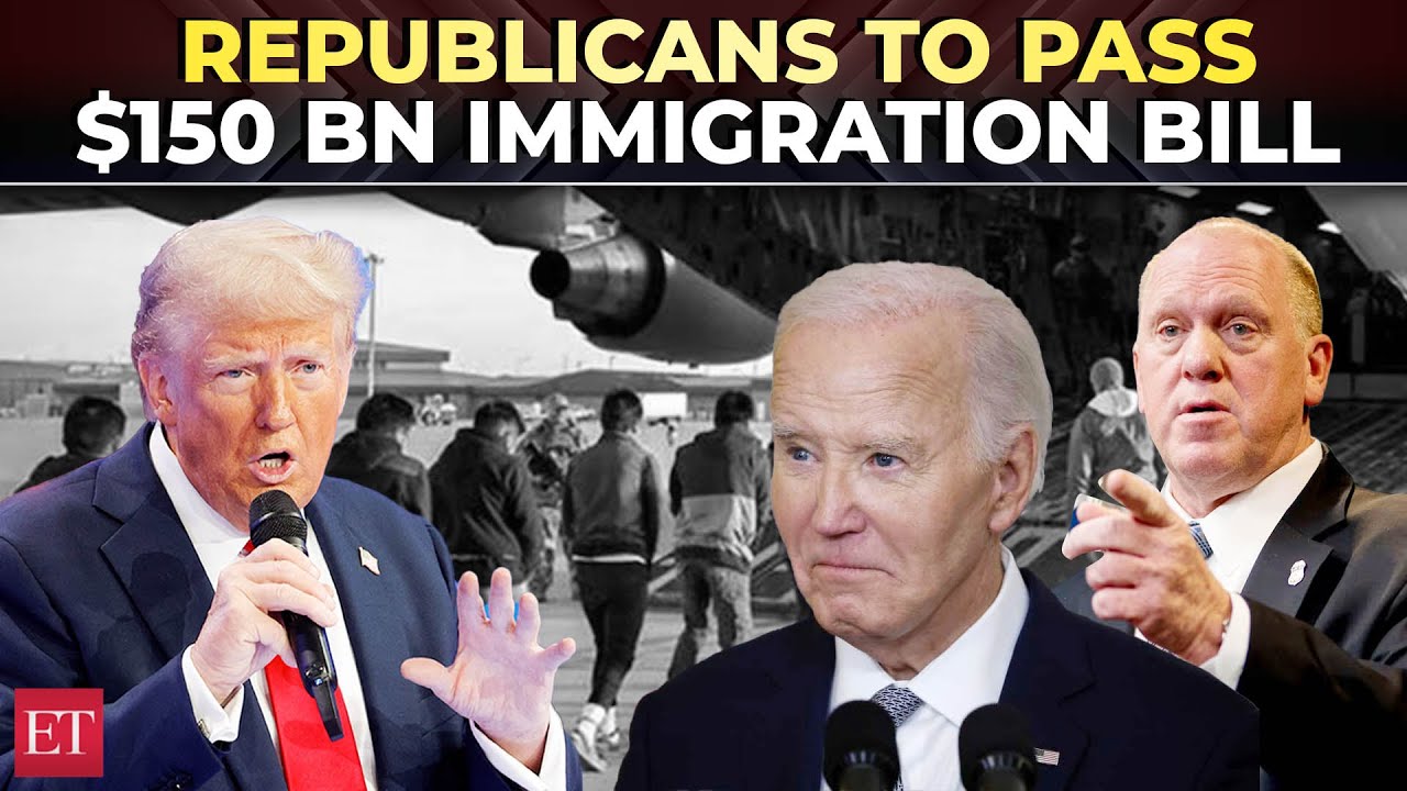 Republicans look to pass $150 bn immigration crackdown bill including border wall and deportations