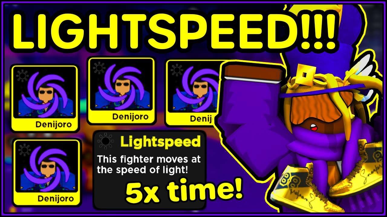 I FINALLY GOT A LIGHTSPEED PASSIVE IN ANIME FIGHTERS!!!