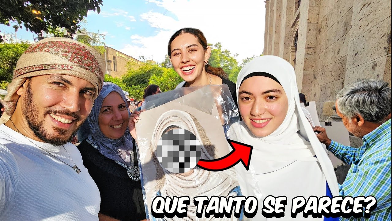 Asi Dibujan a mi Hermanita en el centro de Guadalajara | ¿Si se parece?