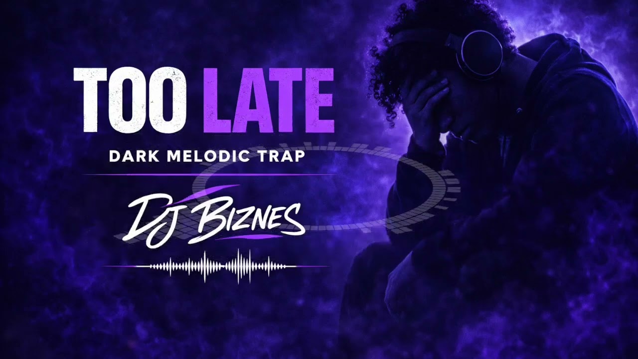 Too Late – Dark Melodic Trap Type Beat | Emotional 808 Trap Instrumental 2026