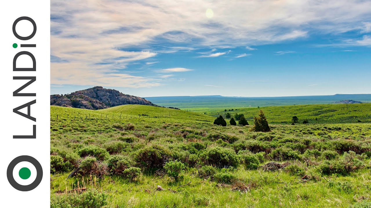 SOLD by LANDiO • 40 Acres of Land for Sale in Wyoming with Creek & Mountain Views