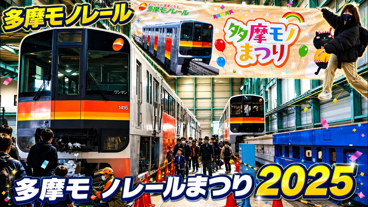 多摩モノレールまつり2025に行ってきました！