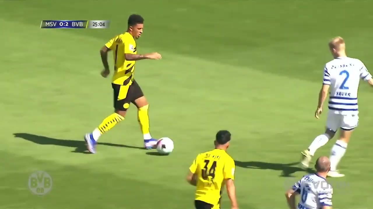 Jadon Sancho vs Duisburg Friendly (22/08/2020)
