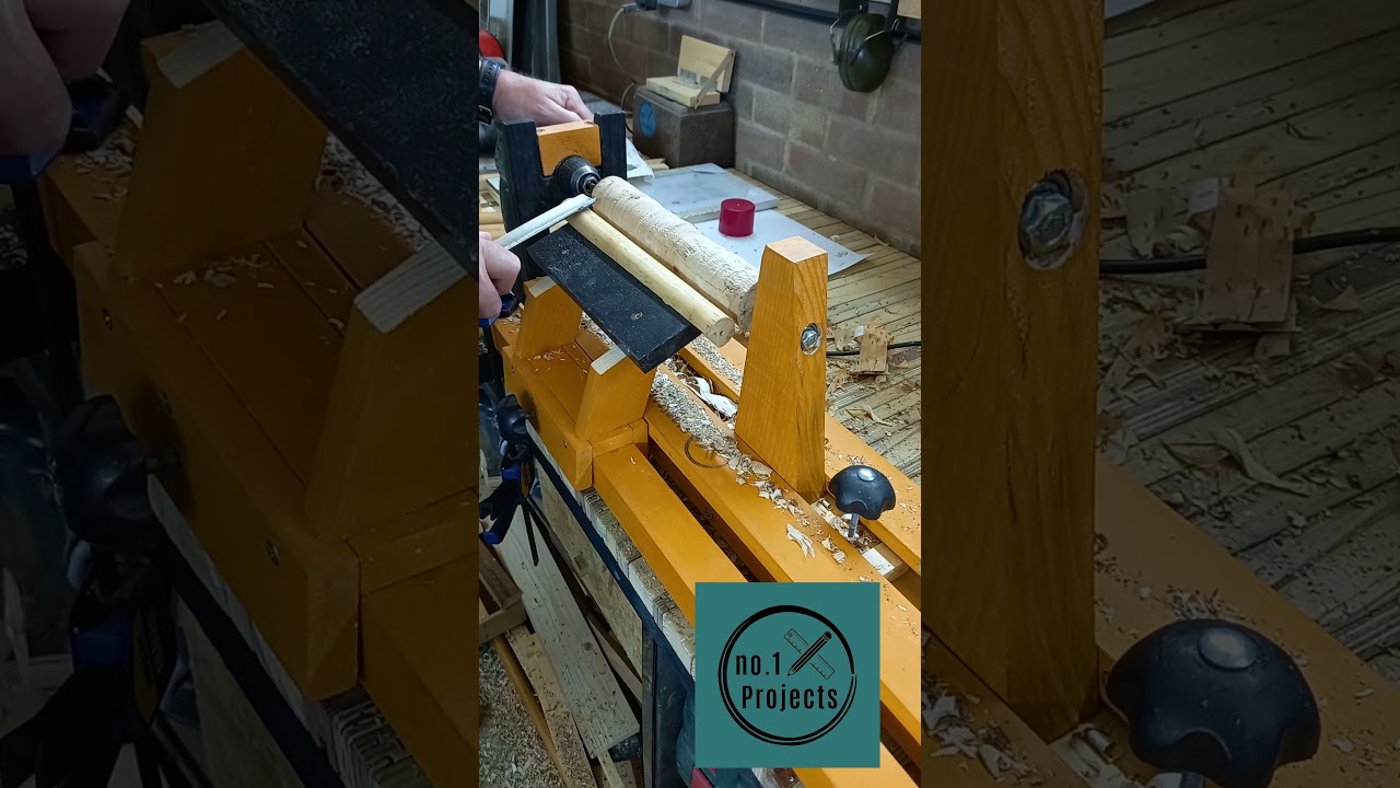 Homemade Lathe update #woodworking #shorts #lathe #homemade #diy #powertools #workshop  #project