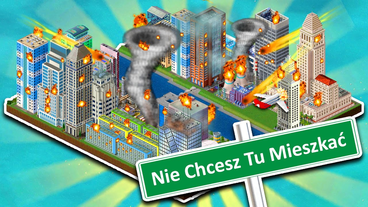 Jak zbudowałem NAJWIĘKSZE MIASTO, kt&oacute;re musiało PRZETRWAĆ WSZYSTKIE KATASTROFY w grze TheoTown