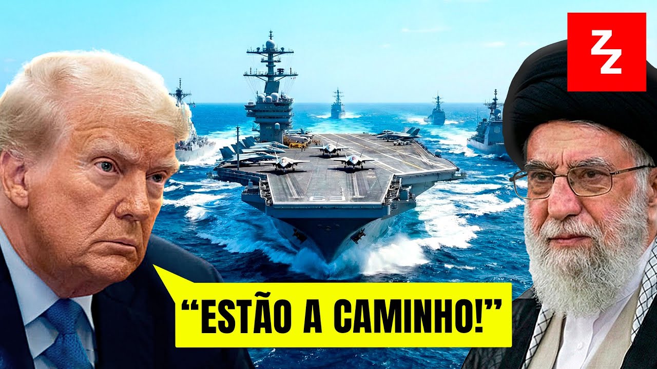 TRUMP CONFIRMA: Grupo de ataque de Porta-aviões está a caminho do Irã