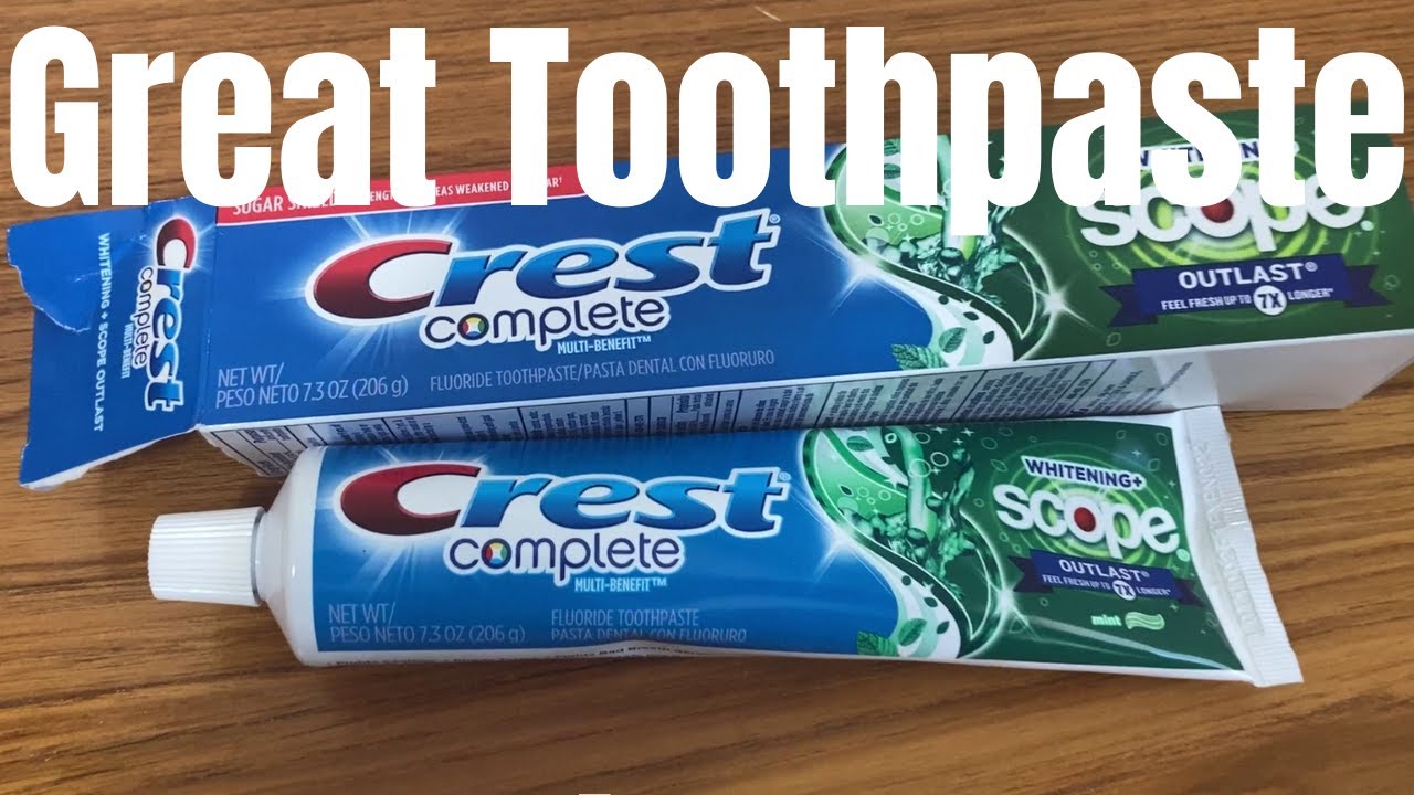 Crest Complete Toothpaste with Scope