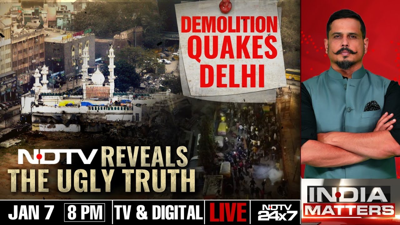 Delhi Demolition Drive | Delhi News LIVE | Mosque Demolition | Bulldozer Action Delhi | Watch LIVE