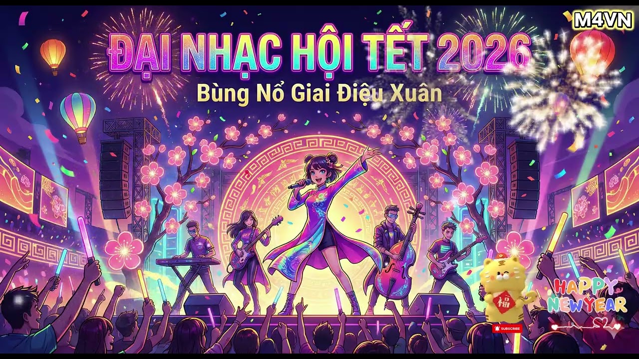 Nhạc Tết 2026 | Tần Số 888Hz + 432Hz Thu Hút Tài Lộc & May Mắn | Vietnamese Ethno-Pop Remix 8D