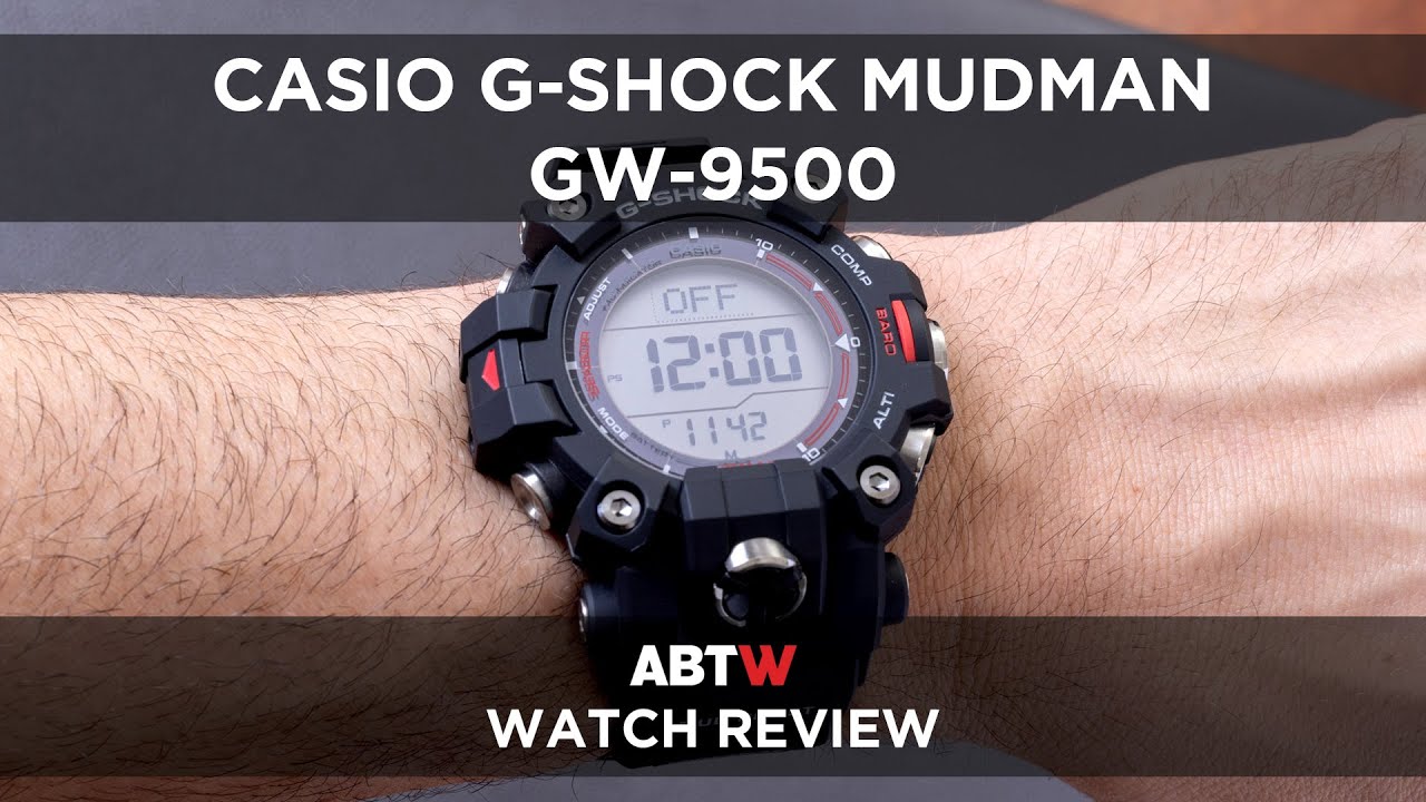 Обзор часов Casio G-Shock Mudman GW-9500