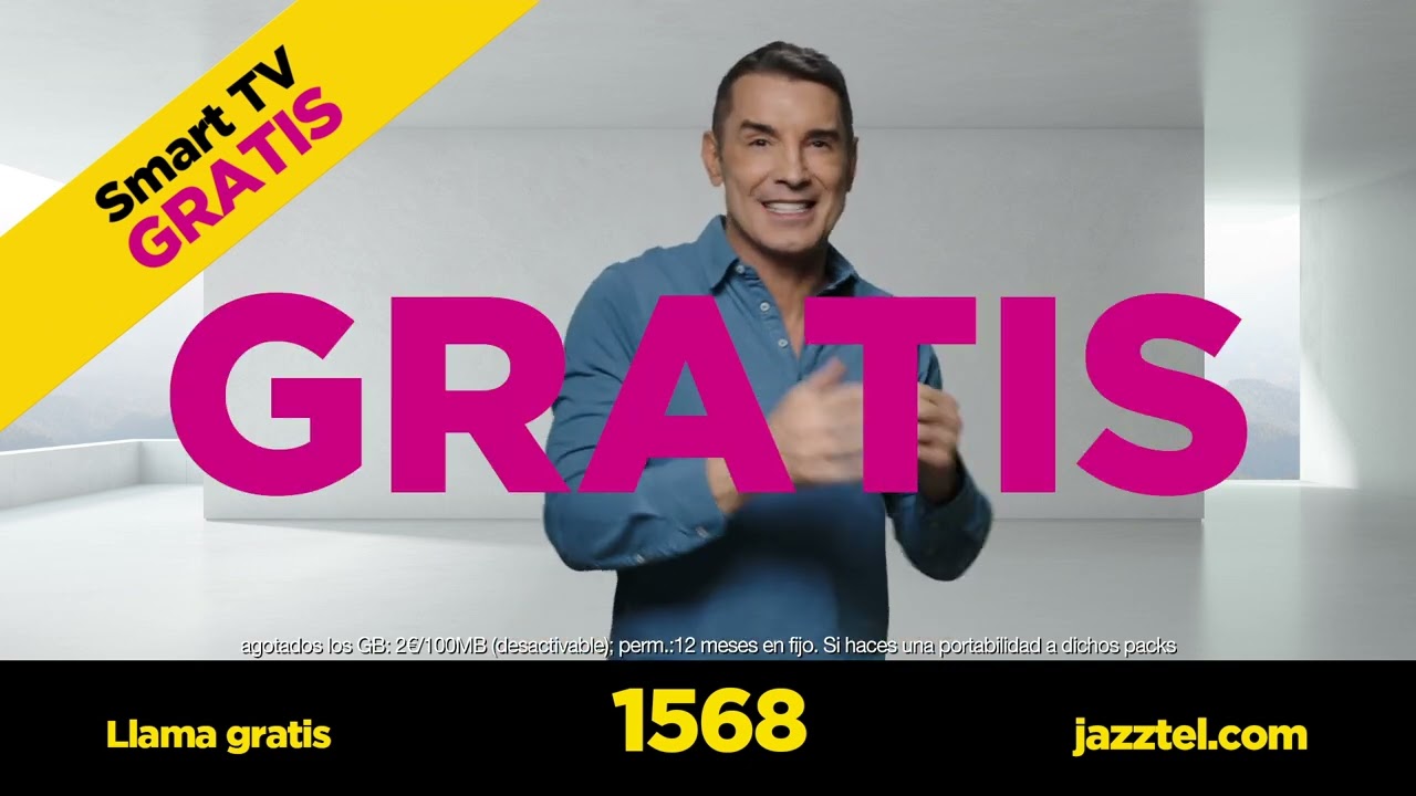 Solo esta semana llévate una Smart tv GRATIS! Con fibra 1gb + móvil.