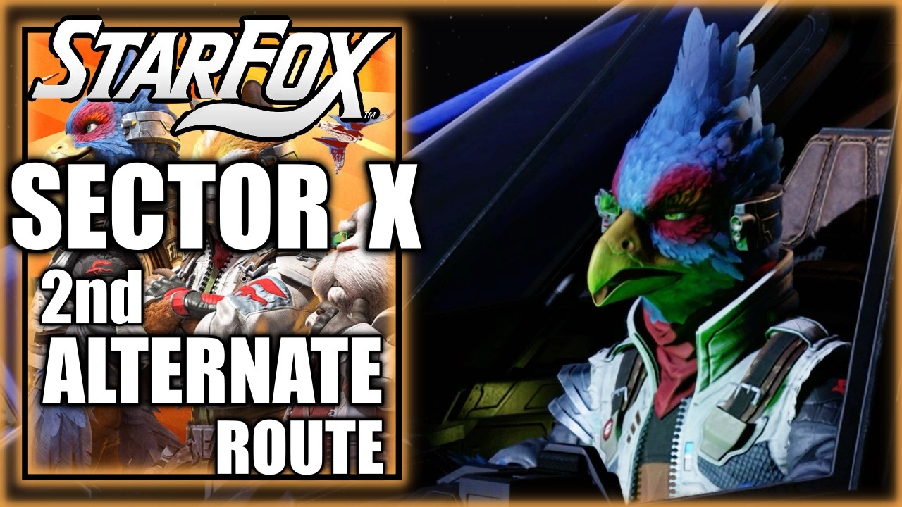 Starfox Remake &mdash; Как открыть второй альтернативный маршрут в секторе X