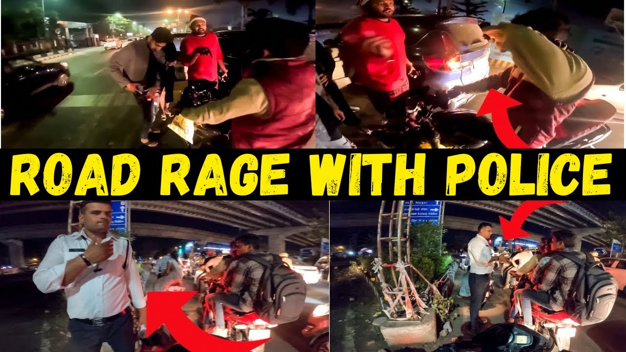 Road Rage with Police 😱 | Bike Ride Turns Into Big Fight!