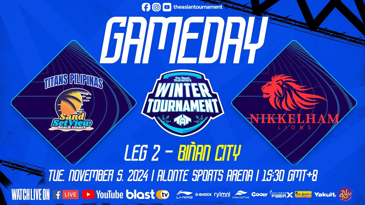 TAT WINTER TOURNAMENT LEG 2 BIÑAN CITY NOVEMBER 5, 2024: TITANS PILIPINAS VS NIKKELHAM LIONS