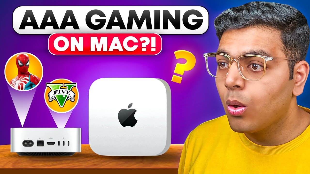 AAA Gaming Under Rs. 50,000? 🔥 | Apple Mac Mini M4 Gaming Test | Can You Actually Play Games On Mac?