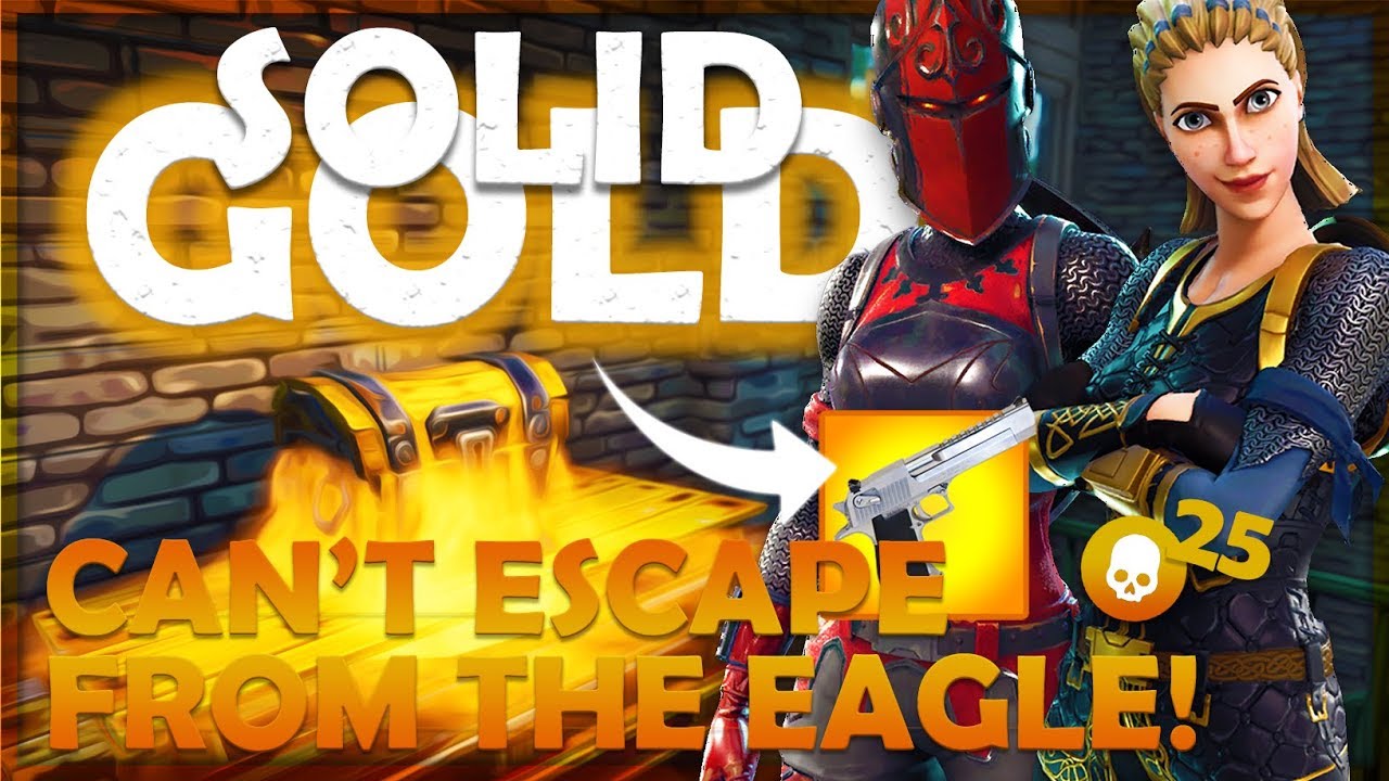 Fortnite // CAN'T ESCAPE FROM THE EAGLE! full match / LTM Solid Gold #4 [Stream highlights]