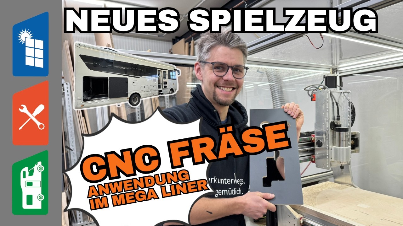 Neue SPIELZEUG - CNC Fräse Anwendung im MEGA LINER