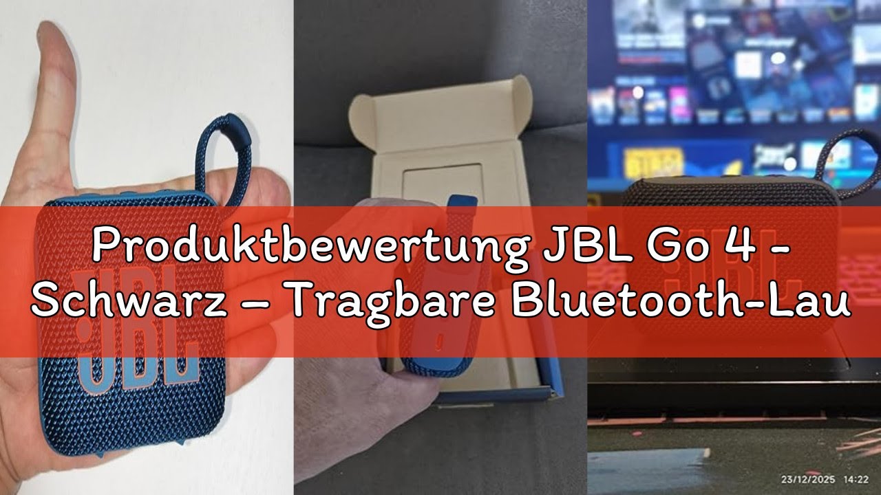Produktbewertung JBL Go 4 - Schwarz – Tragbare Bluetooth-Lautsprecher-Box mit JBL Pro Sound, tiefem