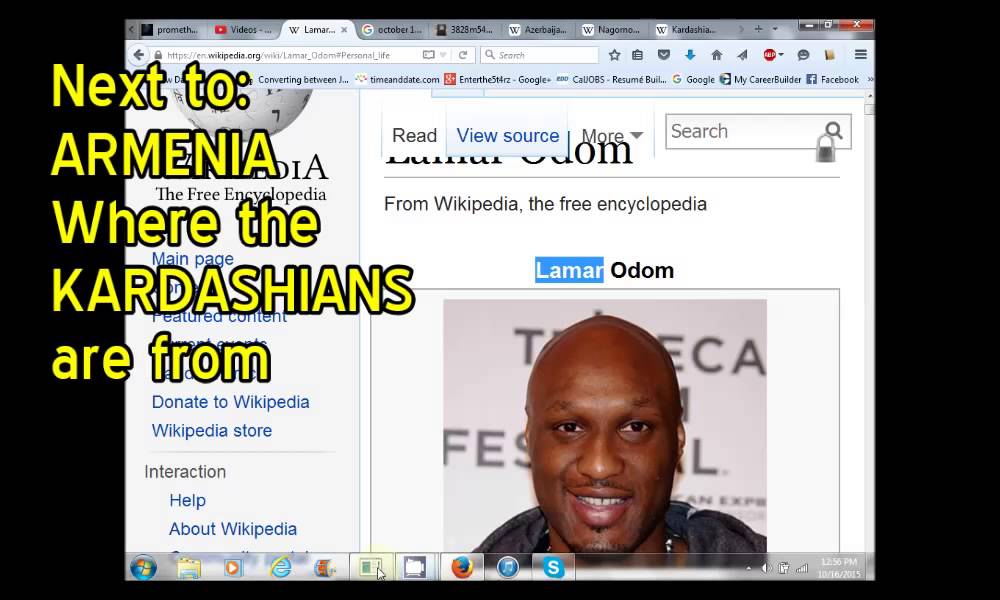 LAMAR Odom is "RAMAL" the ARMENIAN Village: The Scripted Reality
