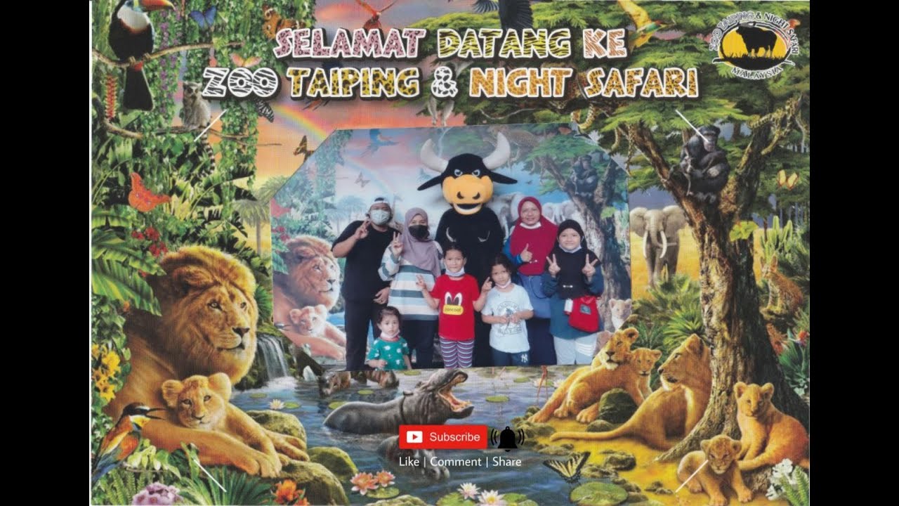 Bawa anak anak masuk Zoo Taiping | Perak 
