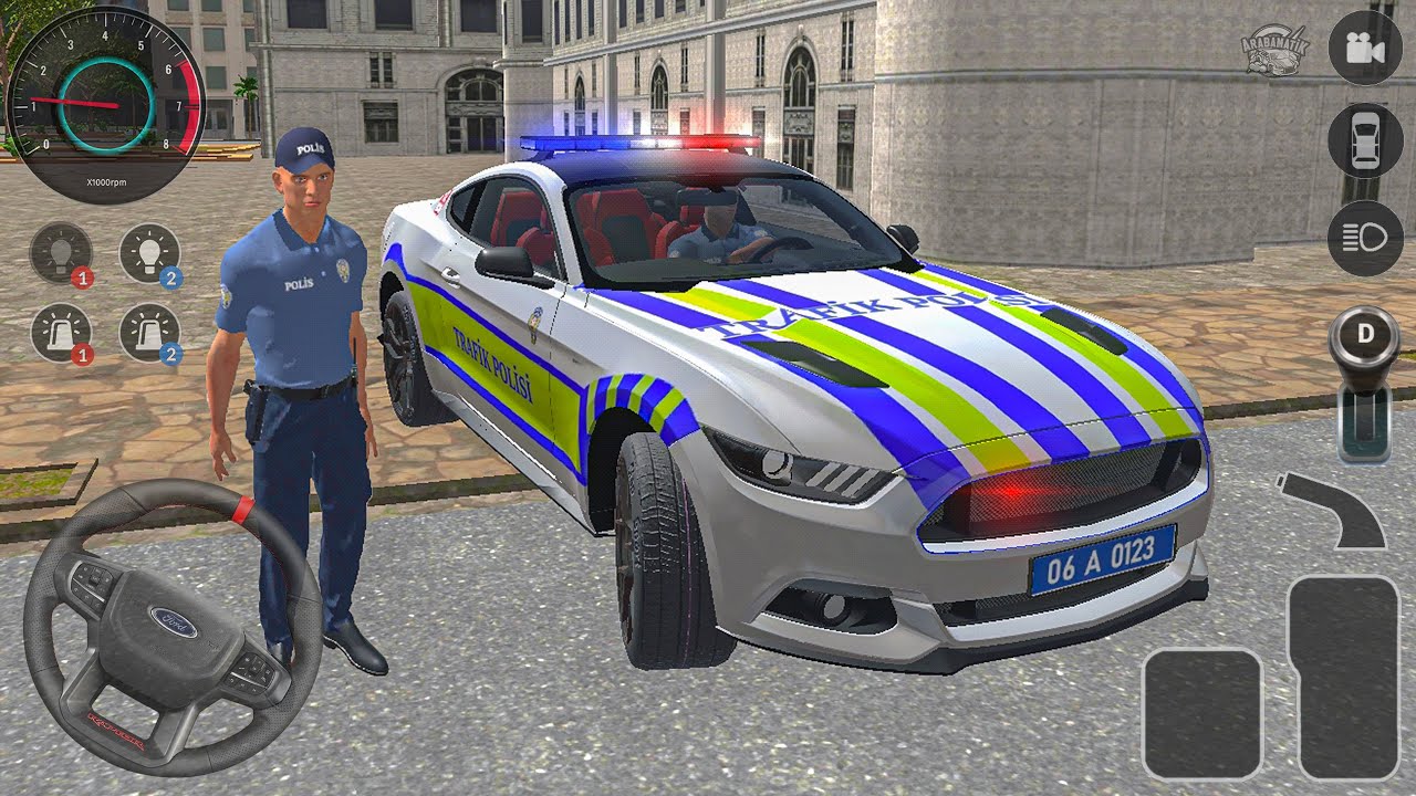 Ford Mustang Türk Polis Arabası Sürüş Oyunu - Polis Oyunu 2026 #194 - Android GamePlay