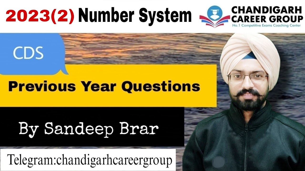 Number System 2023(2) CDS mathematics previous year questions by Sandeep Brar
