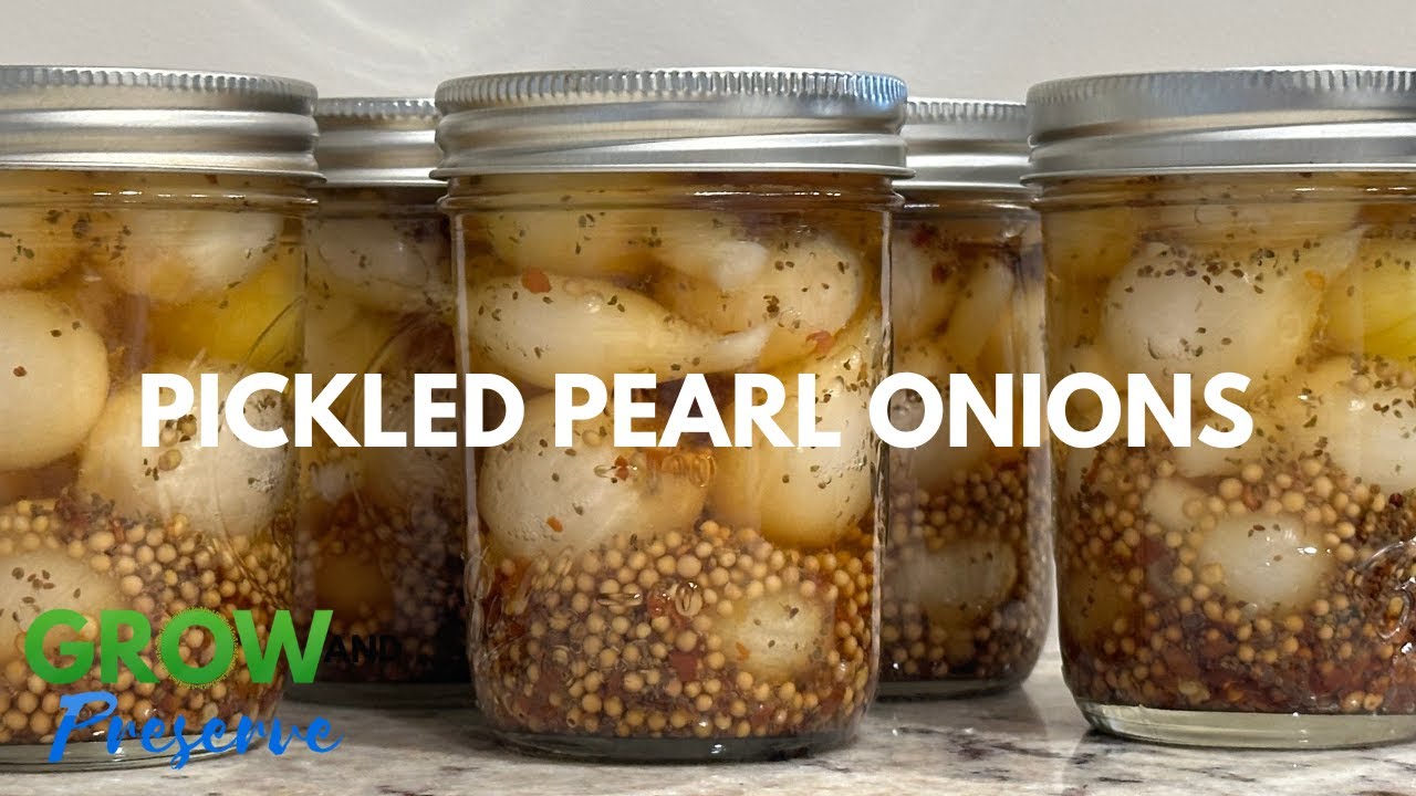 How to Can Pickled Pearl Onions | Cocktail Onions for Easy Appetizers