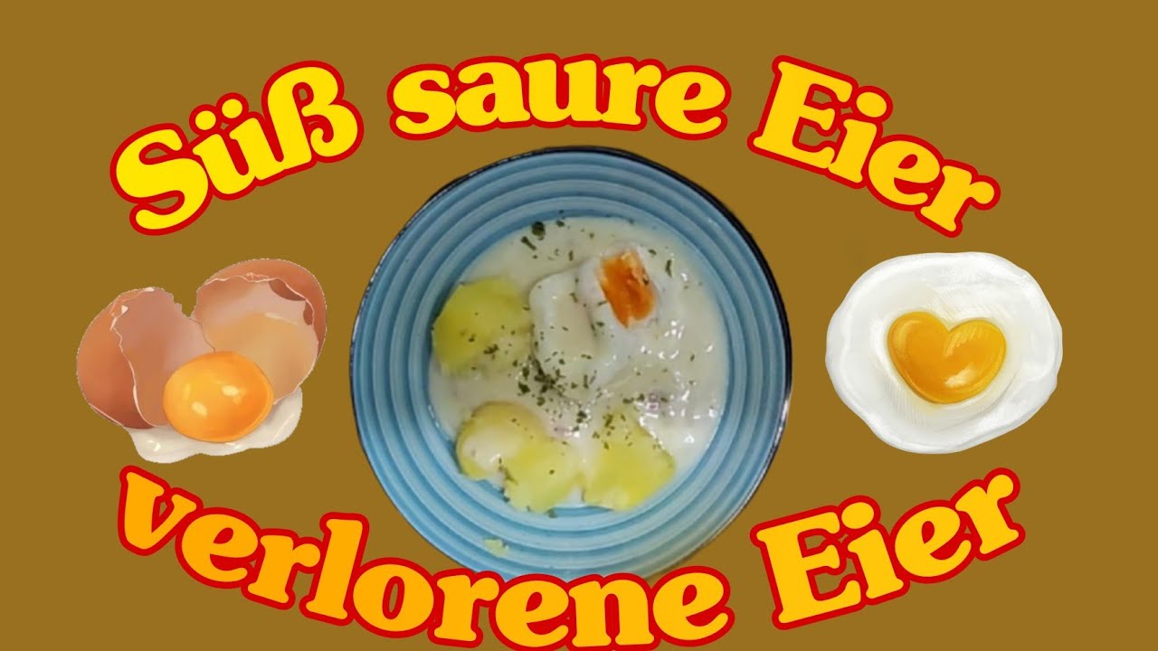 süß saure Eier mit diesem Rezept kann sie jeder kochen👍🏼👍🏼