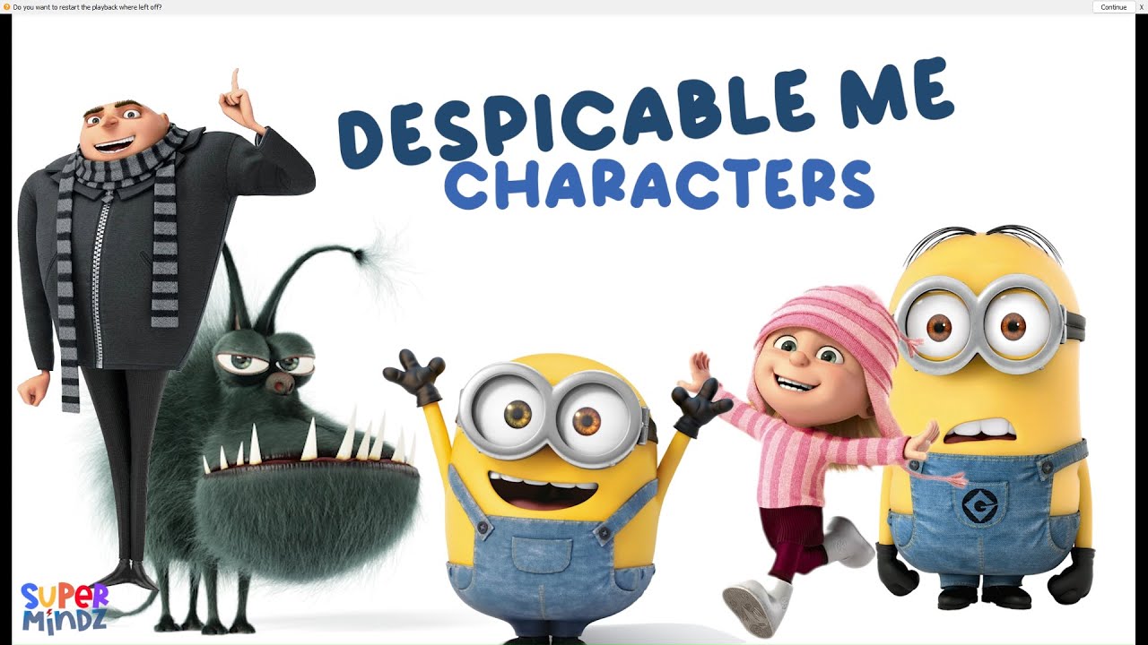 DESPICABLE ME ! 🍌| Guess the character | SuperMindz