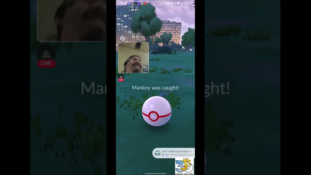 Almost A Hundo Shadow! 🙀🐒 #reaction #pokemon #pokemongo #shadow #mankey