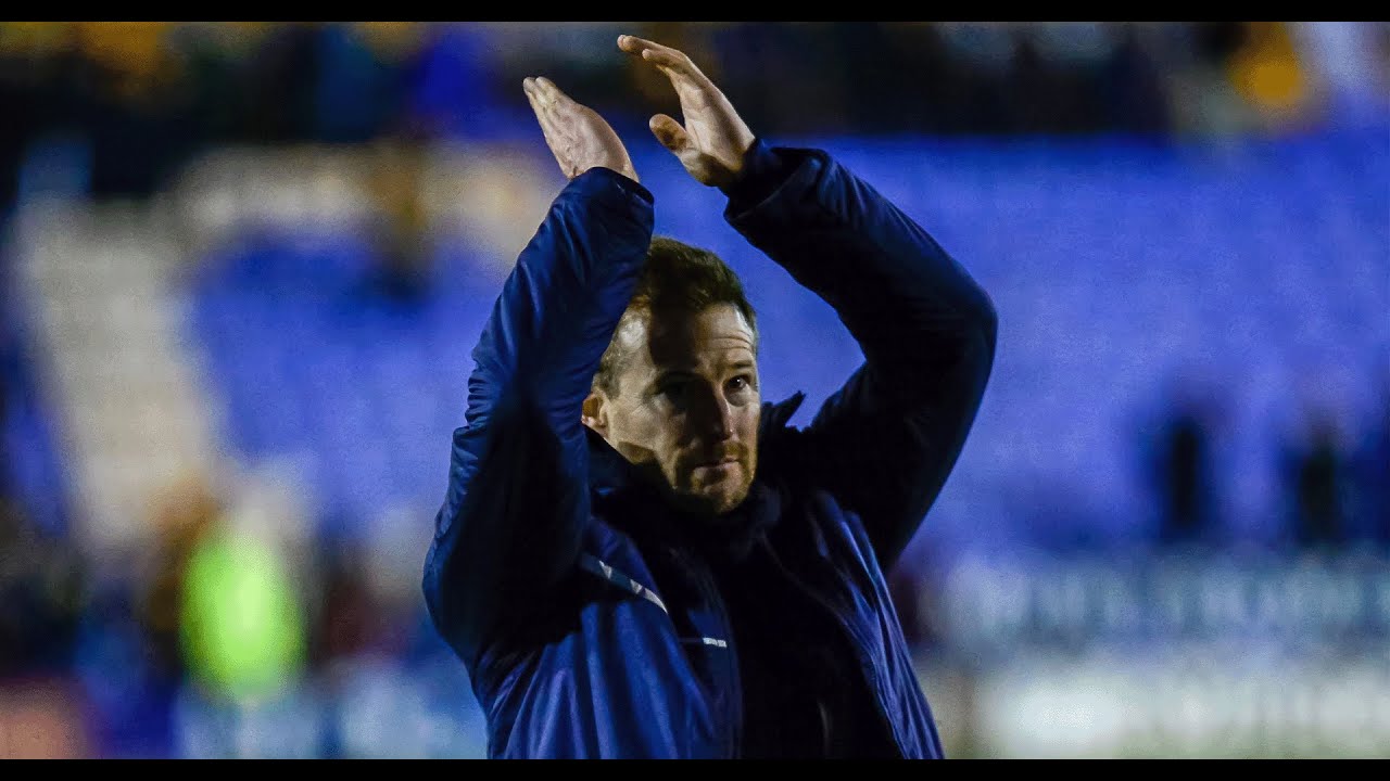 Wade Elliott over Cheltenham Town's 1-0 victory away to Shrewsbury Town