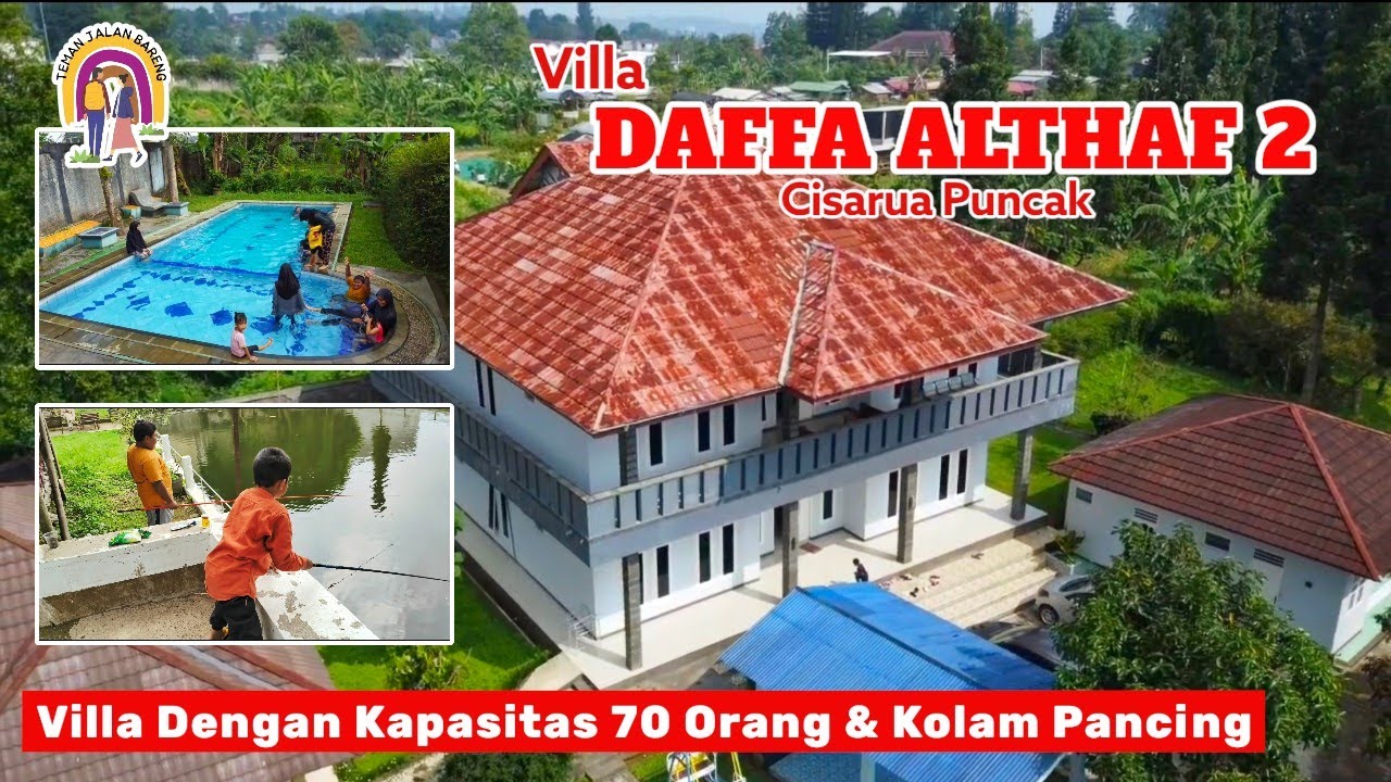 VILLA MURAH MUAT SAMPE 70 ORANG! | VILLA DAFFA ALTHAF 2 CISARUA PUNCAK BOGOR