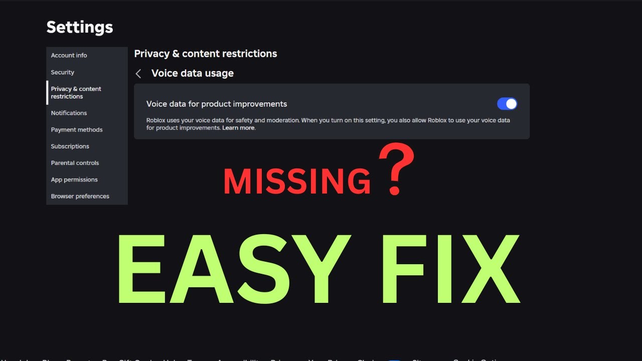✅ Roblox VOICE CHAT MISSING? EASY FIX (2026) ✅