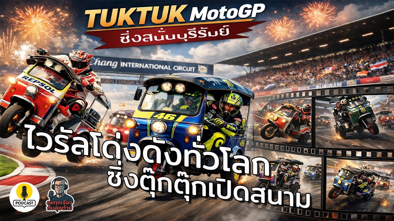 ไวรัลสนั่นโลก..ซิ่งตุ๊กตุ๊กเปิดสนามMotoGP 2026 มันส์ ฮา