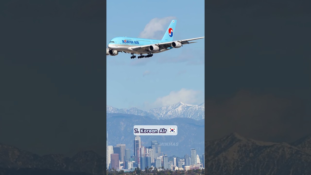 Top 10 best airlines in Asia 2024 #airlines #airport #airplane #shorts