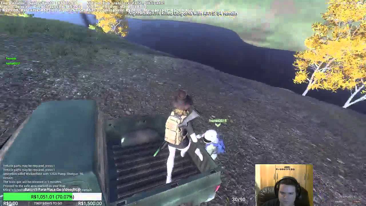 Tecnosh - H1Z1 - Vou te ensinar um bug hastad...