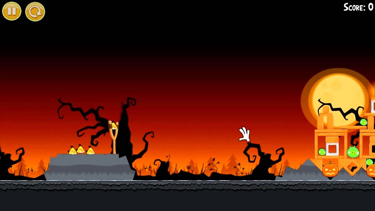 Angry Birds Halloween [HD] gameplay