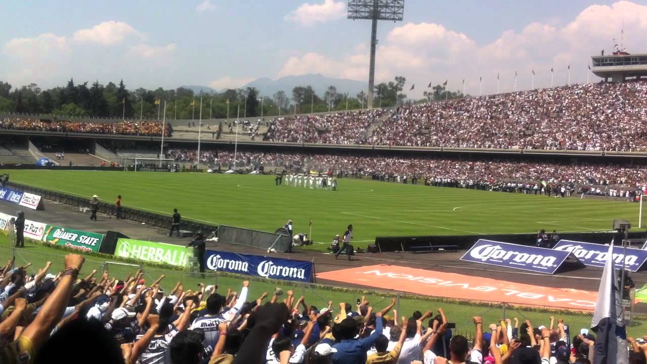 HIMNO UNIVERSIDAD FINAL PUMAS VS MORELIA CL 2011