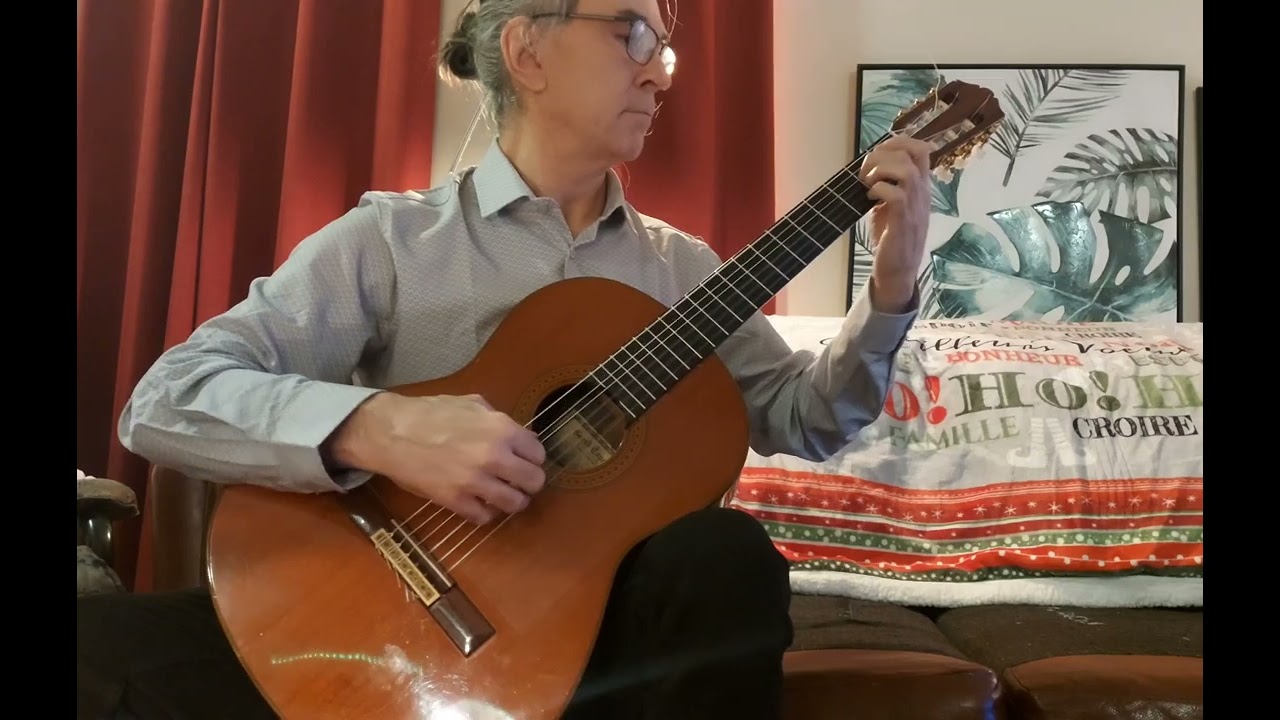 8 ème étude pour guitare seule de Jim Ferguson.