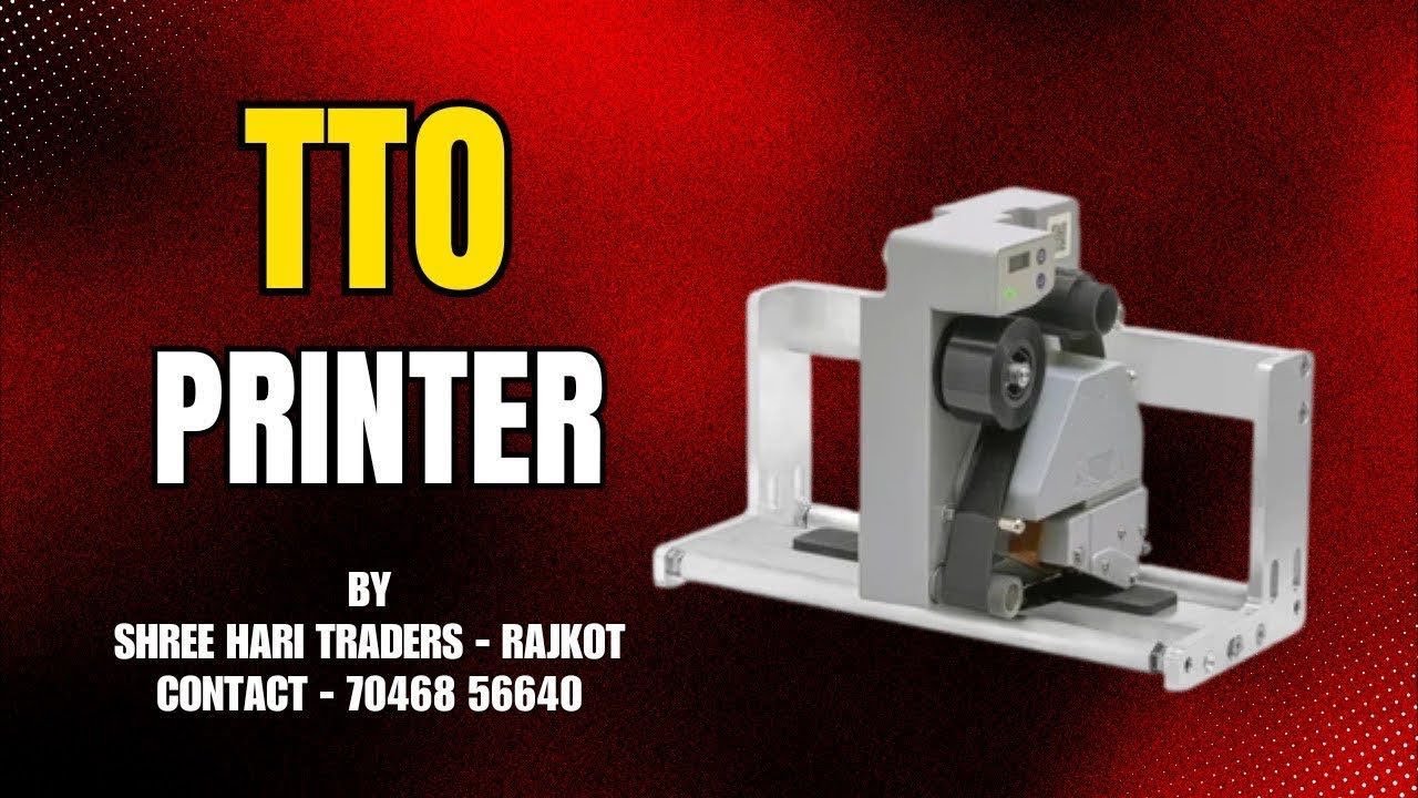 TTO Printer with Mobile App | Smart Date Batch Printing | Shree Hari Traders