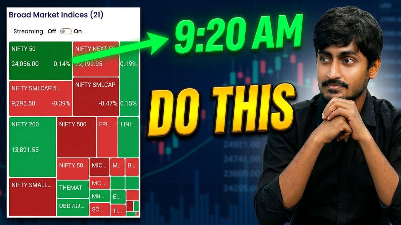 Simple Intraday Strategy Using NSE Data | 1 Easy Trading Setup for Beginners (2026)