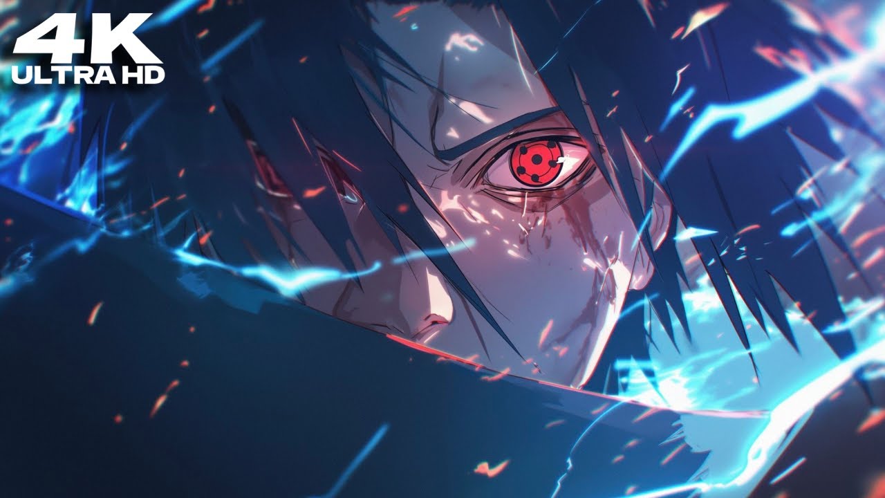 Itachi Uchiha’s Mangekyō Stare 🩸 | Naruto Dark 4K Live Wallpaper