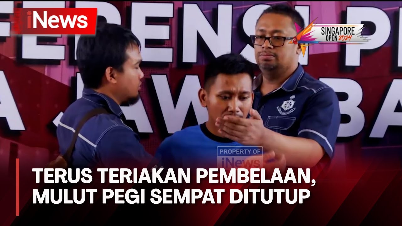 Pegi alias Perong Terus Gelengkan Kepala saat Konferensi Pers, Bantah Bunuh Vina - iNews Today 27/05